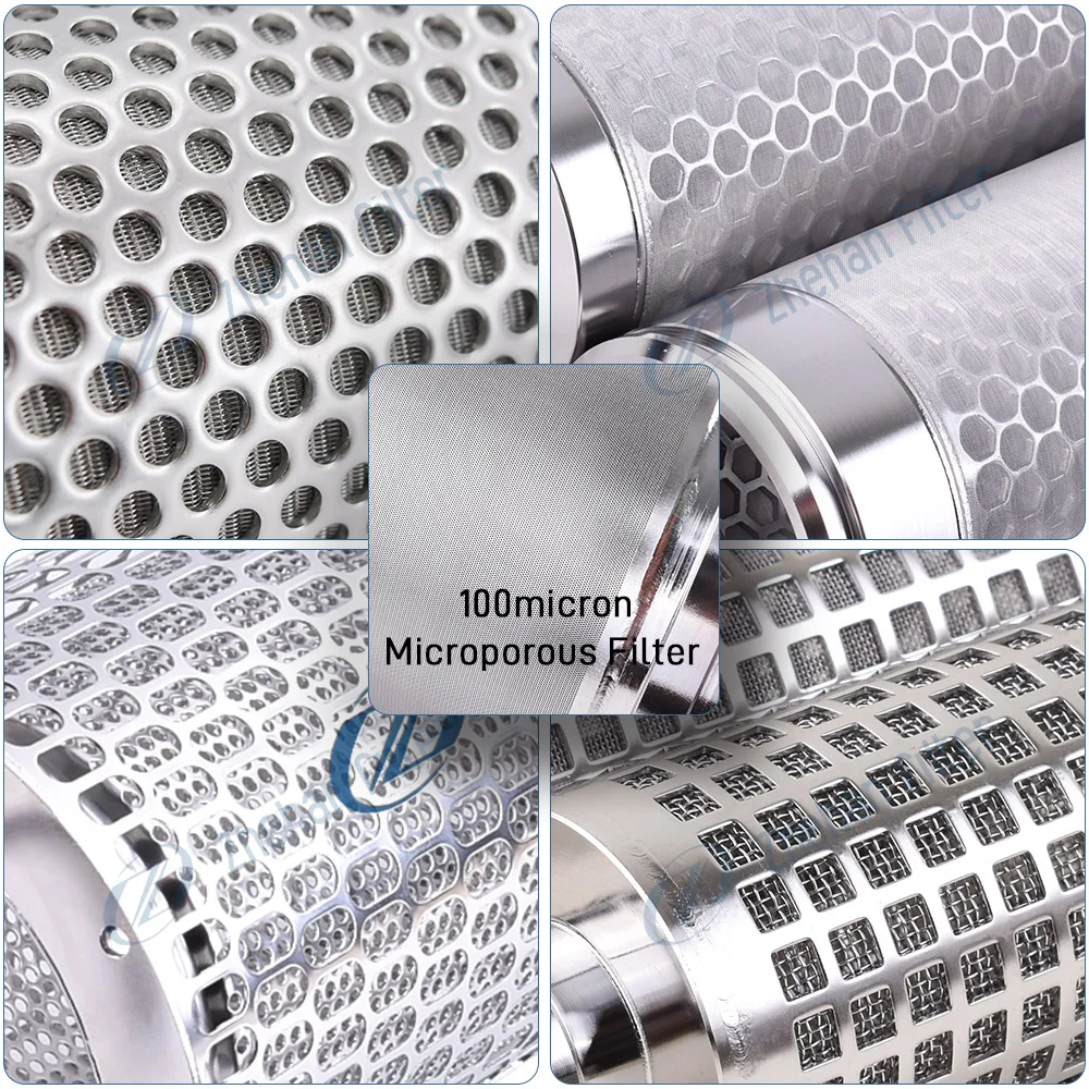 Bag Filter Punching Mesh Cylinder Rectangular Perforated Mesh Buckets Perforated Stainless Steel Baskets