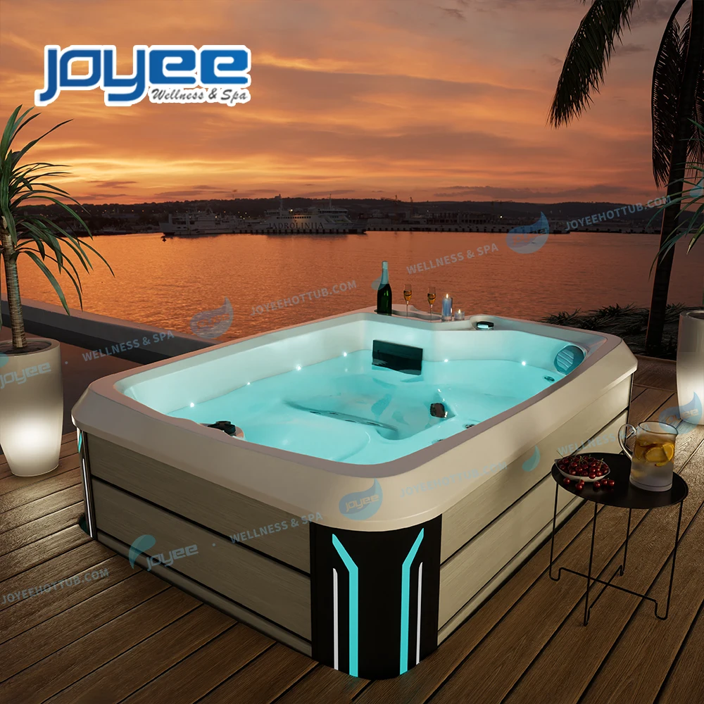 JOYEE Spa tubs outdoor spas hot tub outdoor spa function massage hottub spa 3 person hot tubs outdoor whirlpool pool