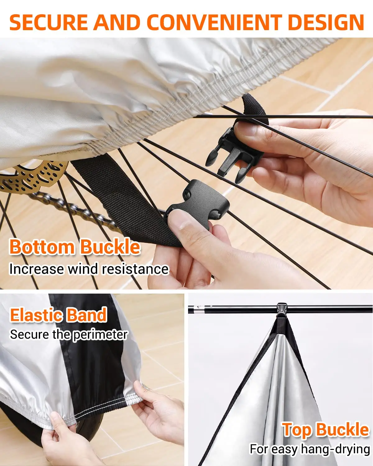 Custom Logo Outdoor Dust Proof Bicycle Cover Waterproof Bike Cover