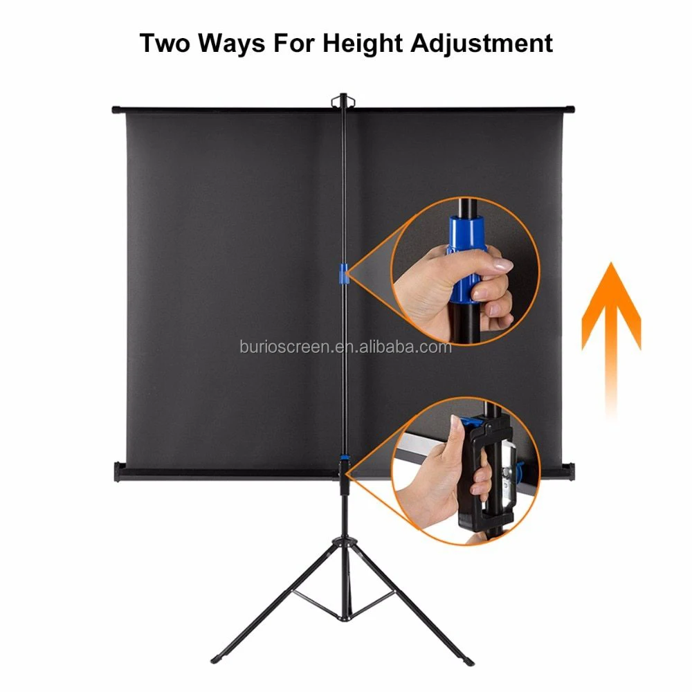 Good Quality Tripod Projector Screen Outdoor Portable Floor Standing Projection Screen
