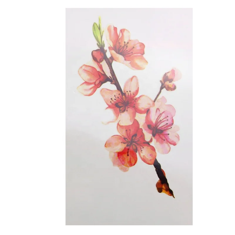 Waterless Temporary Tattoo Stick Flower tatoo for party adult kids