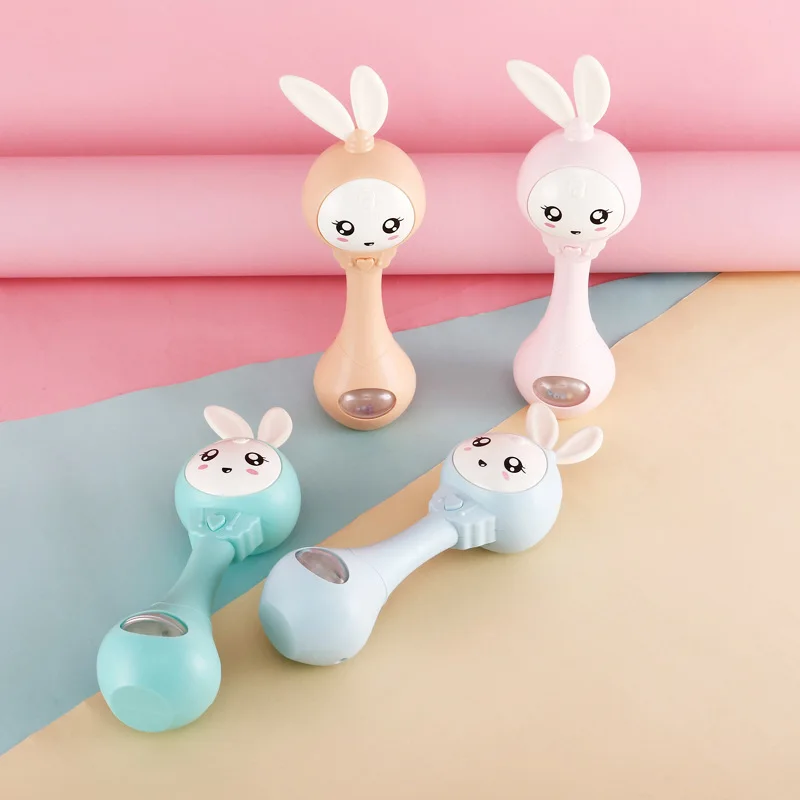 Smart Bunny Music Story Telling Machine Educational Toys New Born Gift Baby Rattle Sonajeros de mano para bebe
