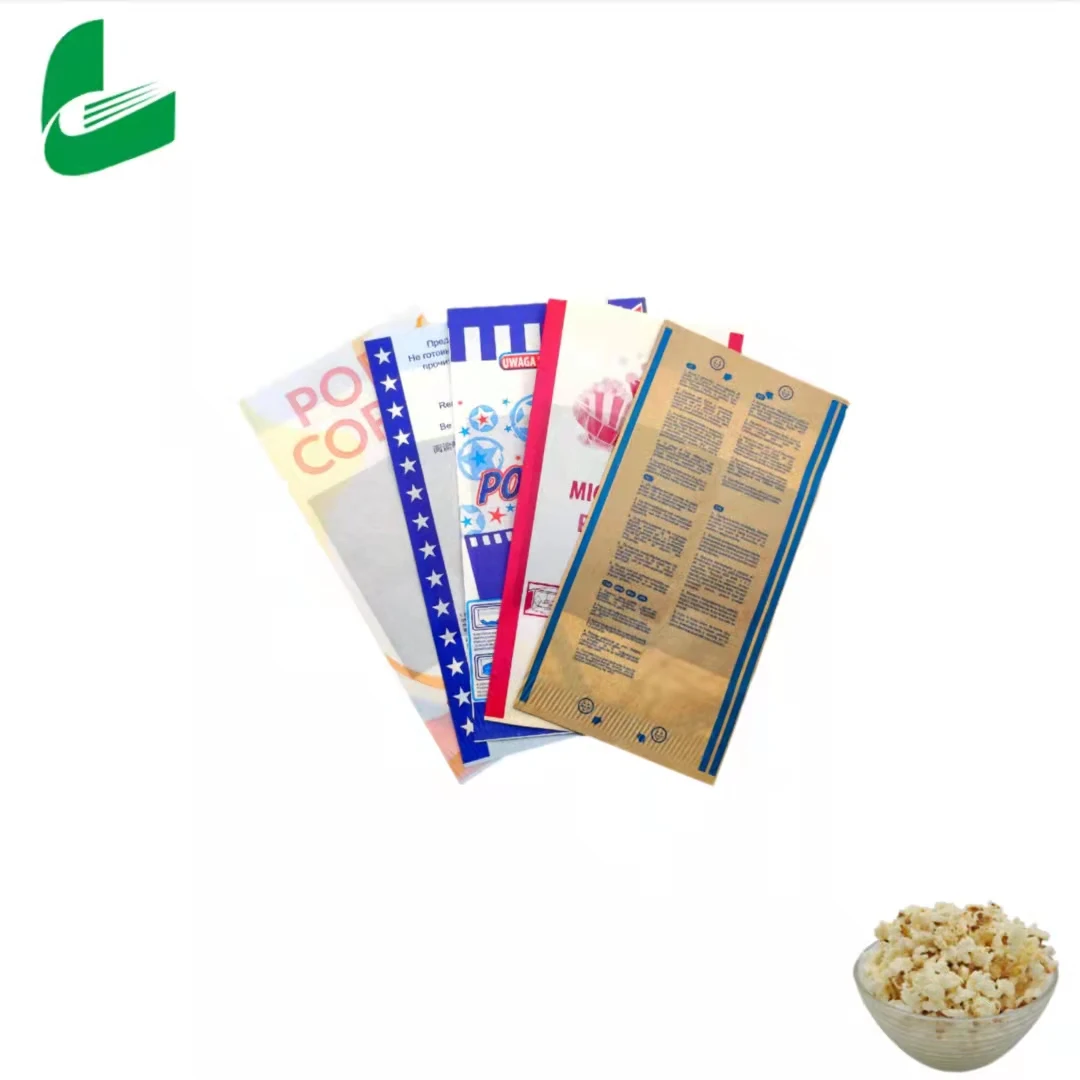China Huafeng  Customized Logo Printing Factory Price Microwave Bags for Popcorn Packaging
