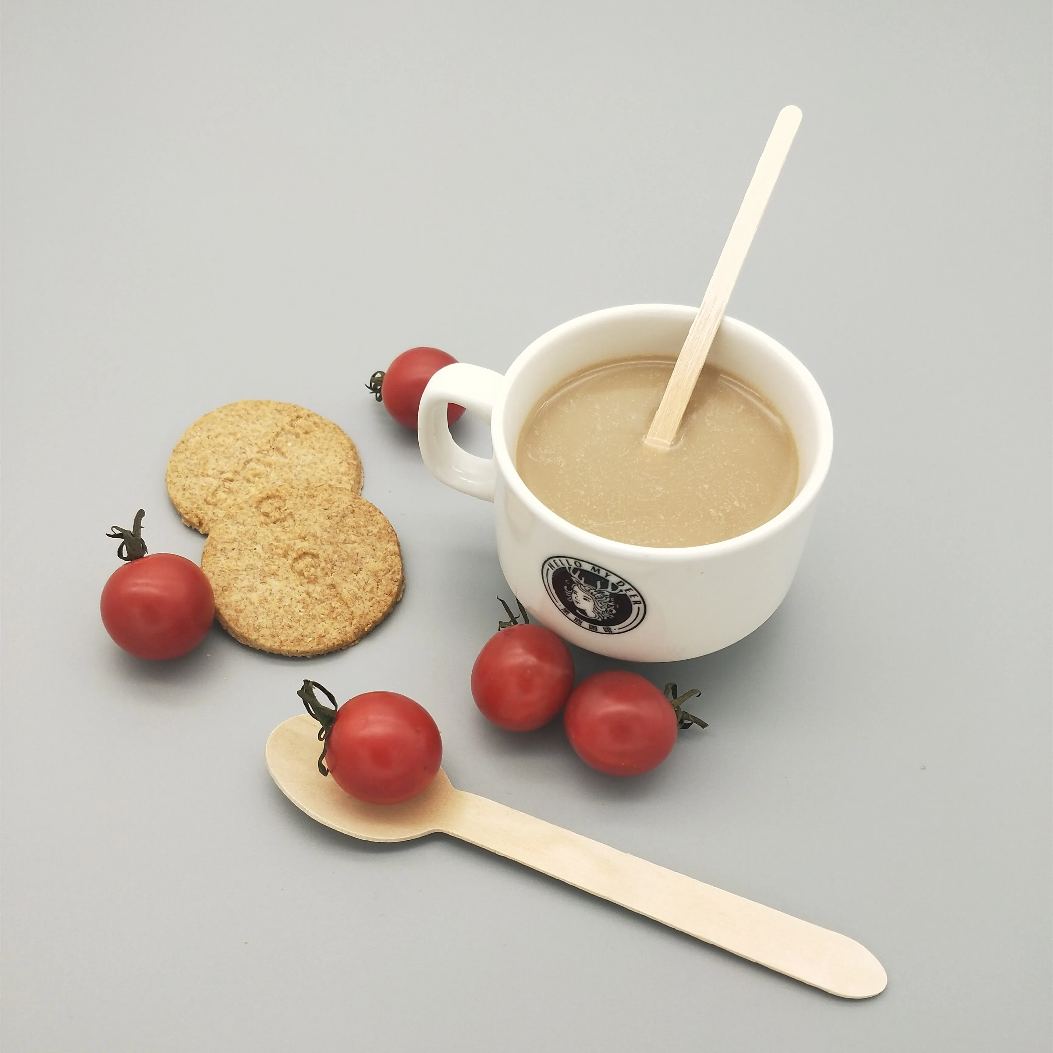 Quality disposable cafe stirrer and wooden stirrer for airlines mixing stirrer
