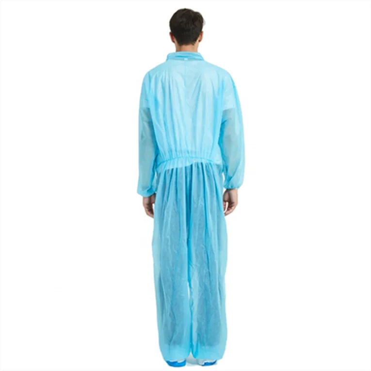 Manufacturer wholesale disposable cheap hospital clothing protective non woven coverall suit for adult