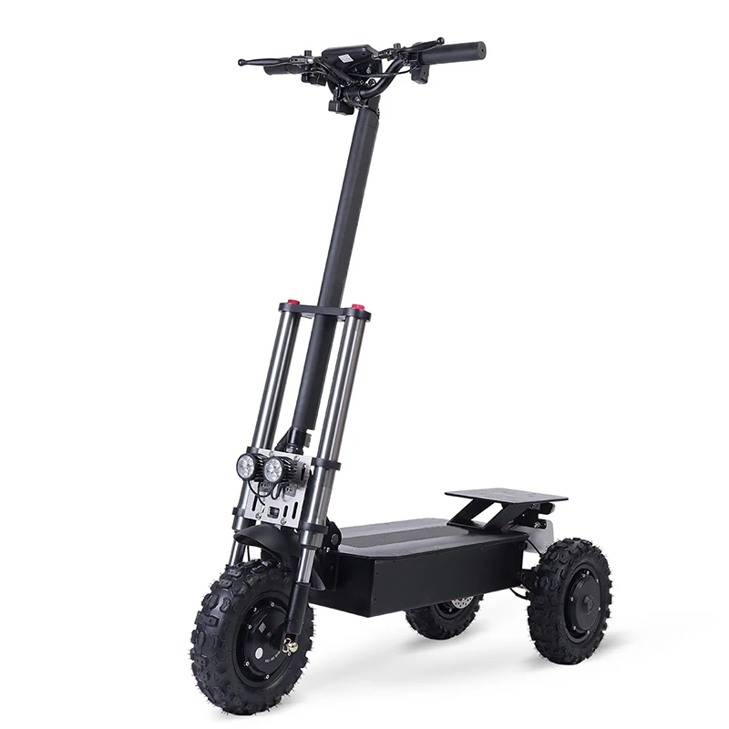 60V30Ah Foldable Powerful 6000W Motors 3 three wheel powerful off road electric scooter motorcycle