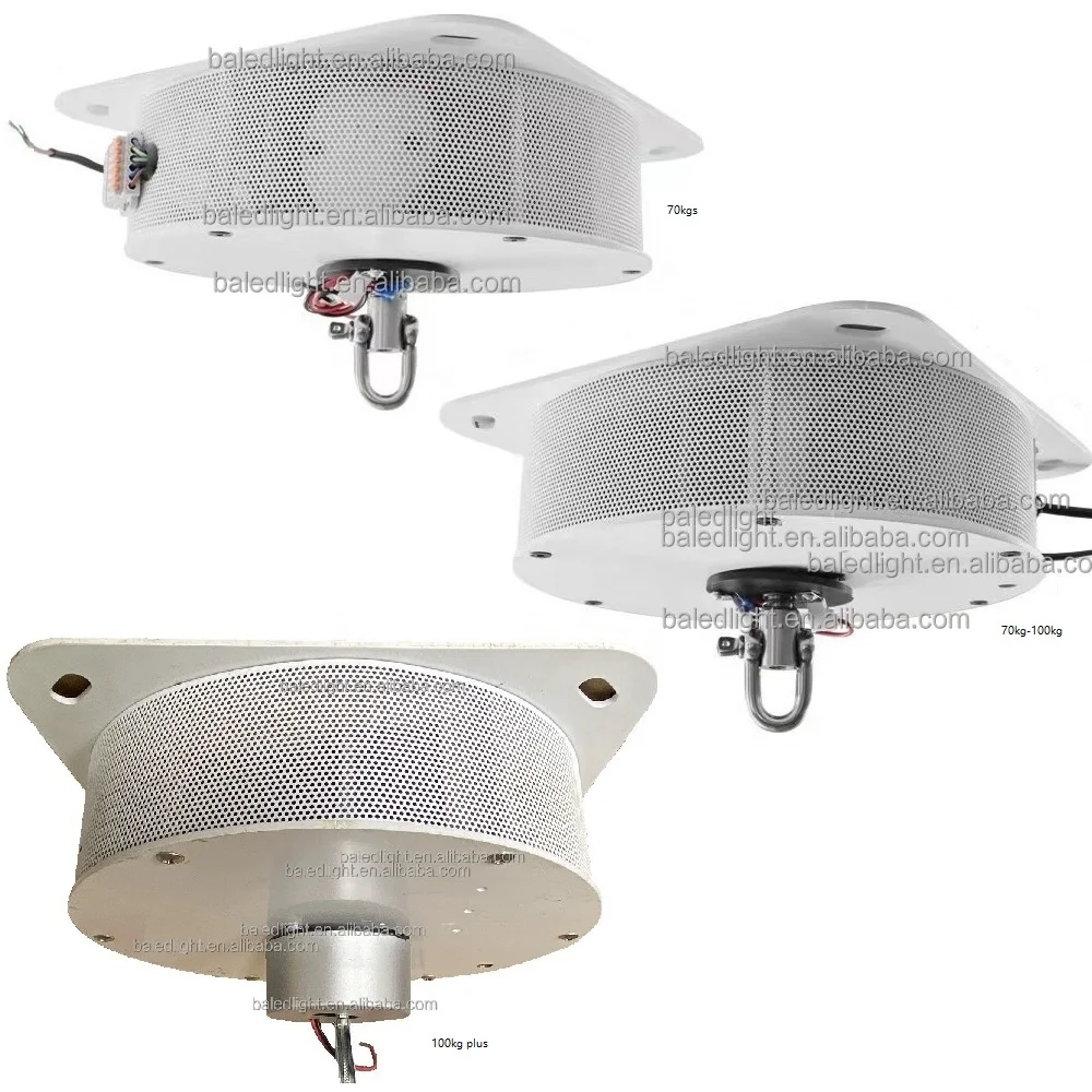 Motorized 100kg 70kg 40kg 35kg loading lamp weight remote lowering system lighting chandelier light hoist lifter