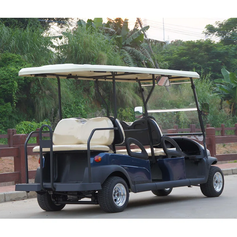 San chuan  6-seater Sighting  Four-wheel Electric Golf Cart Go Cart Buggy Trolley