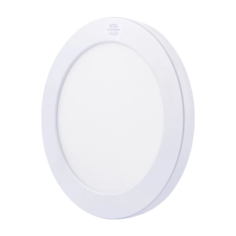 Open hole adjustable radar sensor control on off 24w white color led panel light