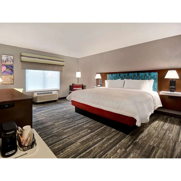 Hampton Inn By Хилтон Эконом гостиничная мебель для комнат Доступные комплекты спальни King