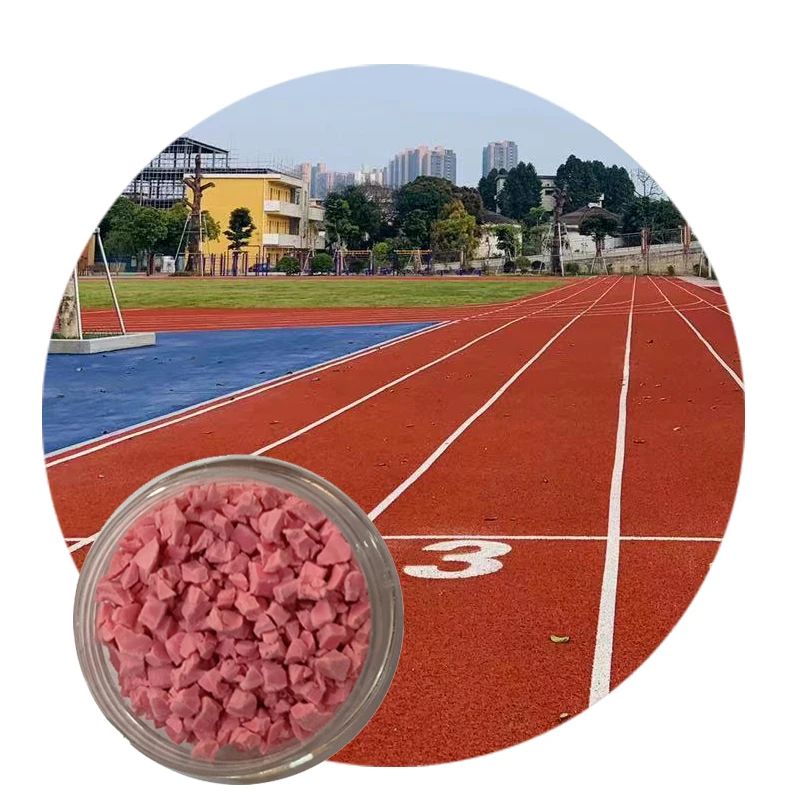 All Weather Suitable Synthetic PU Spray Running Track epdm rubber granules for soccer feild infilling  for football playground
