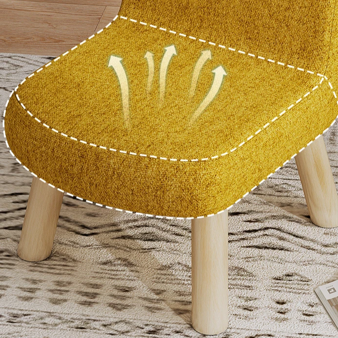 In stock small chair with backrest storage ottoman foot stool living room furniture side stool living room