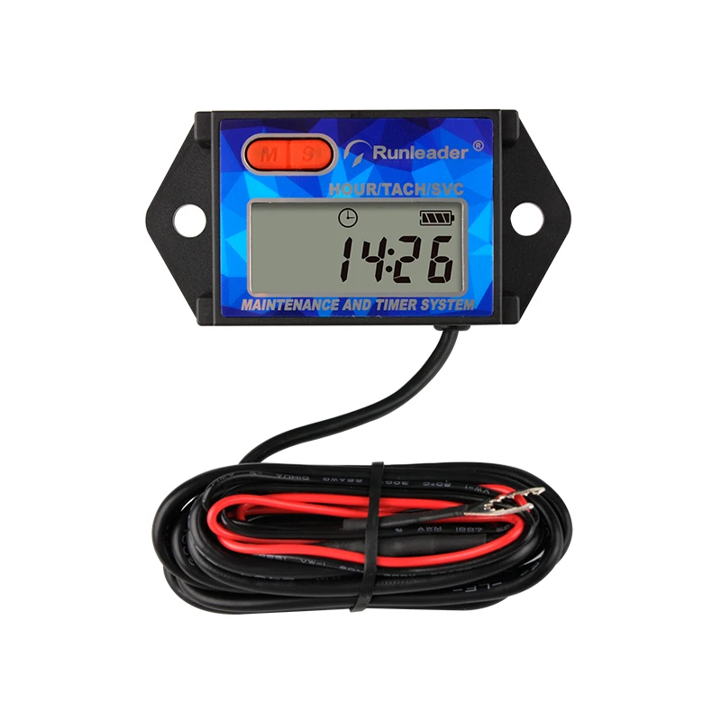 runleader digital tachometer hour meter for boat marine generator ATV Motorcycle  Chainsaws lawn mower outboard motor engine