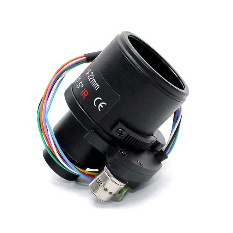 Объективы для видеонаблюдения 5 Мп 6-22 мм 1/2.5 F1.6, Аксессуары для объективов с электроприводом, Объективы для камер видеонаблюдения