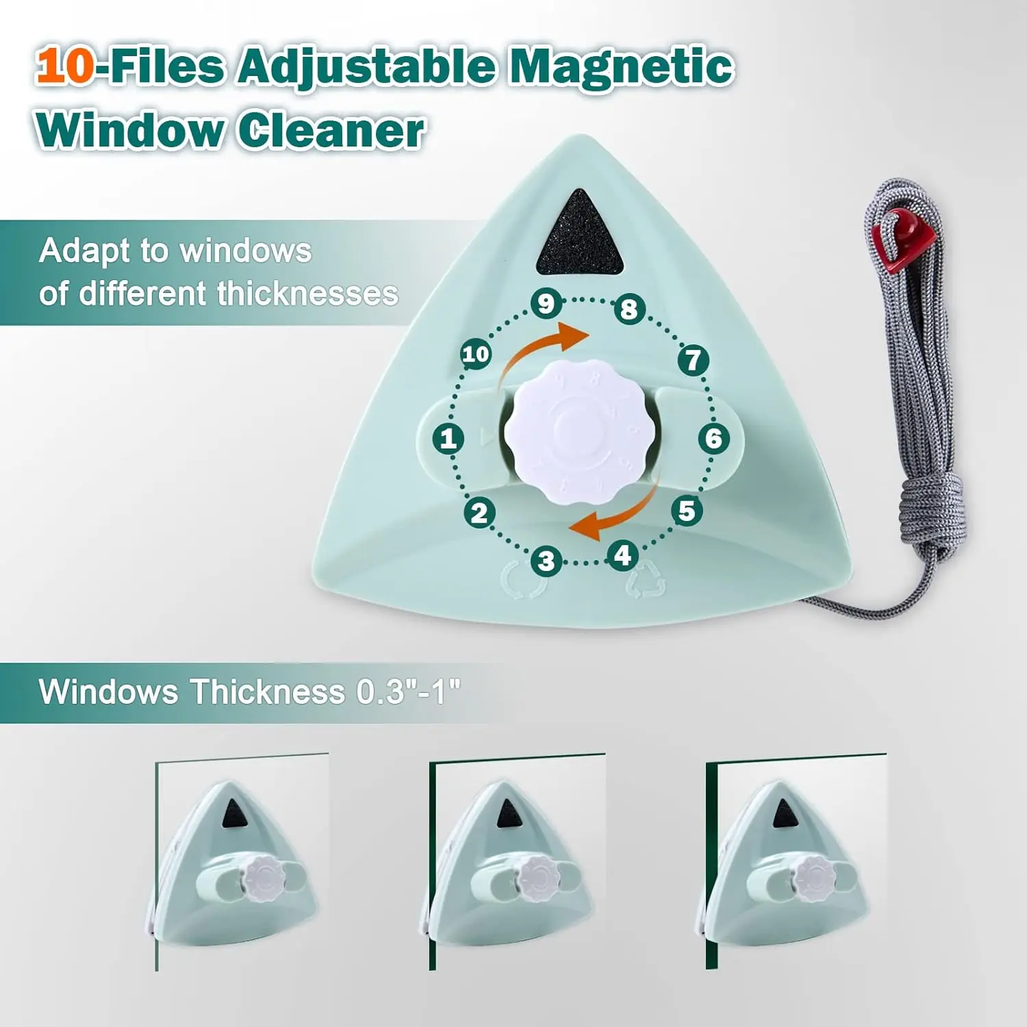 Home Window Glass Cleaner / Magnetic Window Glass Cleaning Brush / Magnetic Window Cleaner