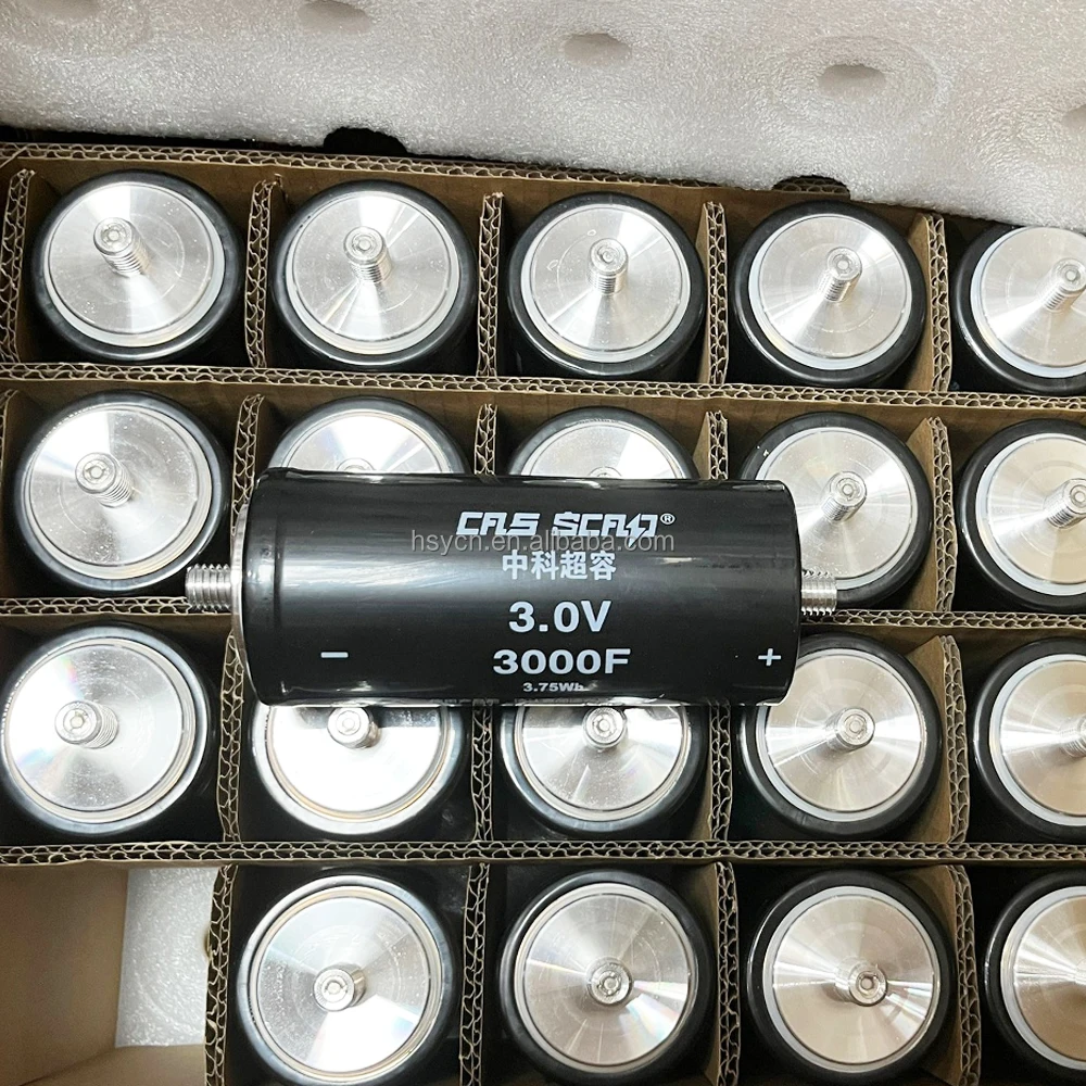 SCP3000C00002R7STA High Efficiency Storage King 2.7V high voltage emergency standby 3000F supercapacitor 2.7V 3000F 60.5*138
