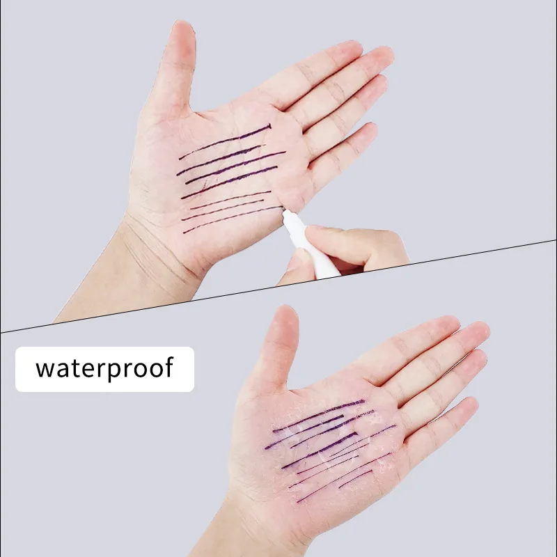 Permanent Makeup Waterproof Marker Pen Double Head Tattoo Surgical Skin Marker Pen