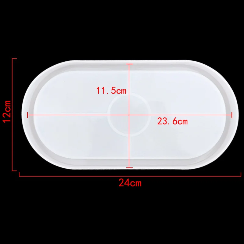 1160 large elipse oval shape cup mat coaster silicone mold epoxy resin mold silicone hand make diy cut mat