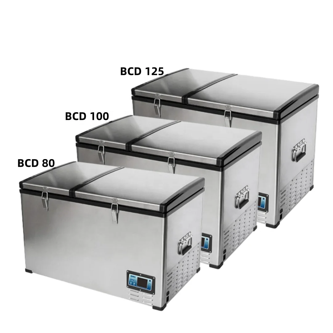 Alpicool BCD Series AC Case Make 12 24 Volt Metal Milk Cooler Compressor 100L Car Fridge Refrigerators and Freezers Ace Model
