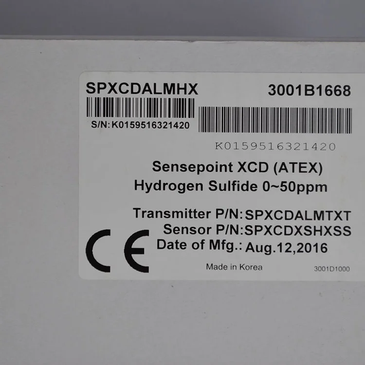 Honeywell Sensepoint XCD On-Line Combustible Gas Detector Methane Sensor Model SPXCDAAMFX