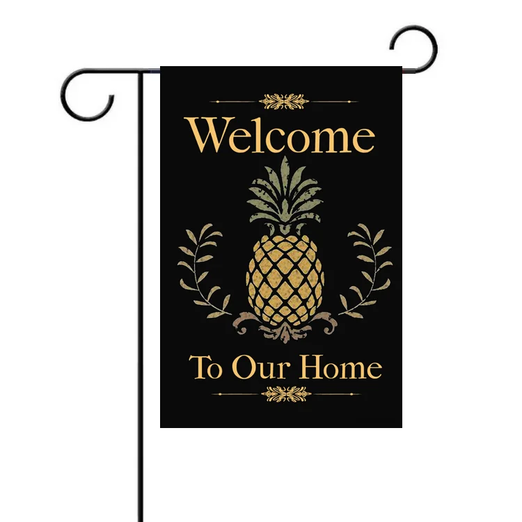 Flag Manufacturer Wholesale Custom Double Sided Sublimation Outdoor Yard Decoration Custom Blank Garden Flags with Pole