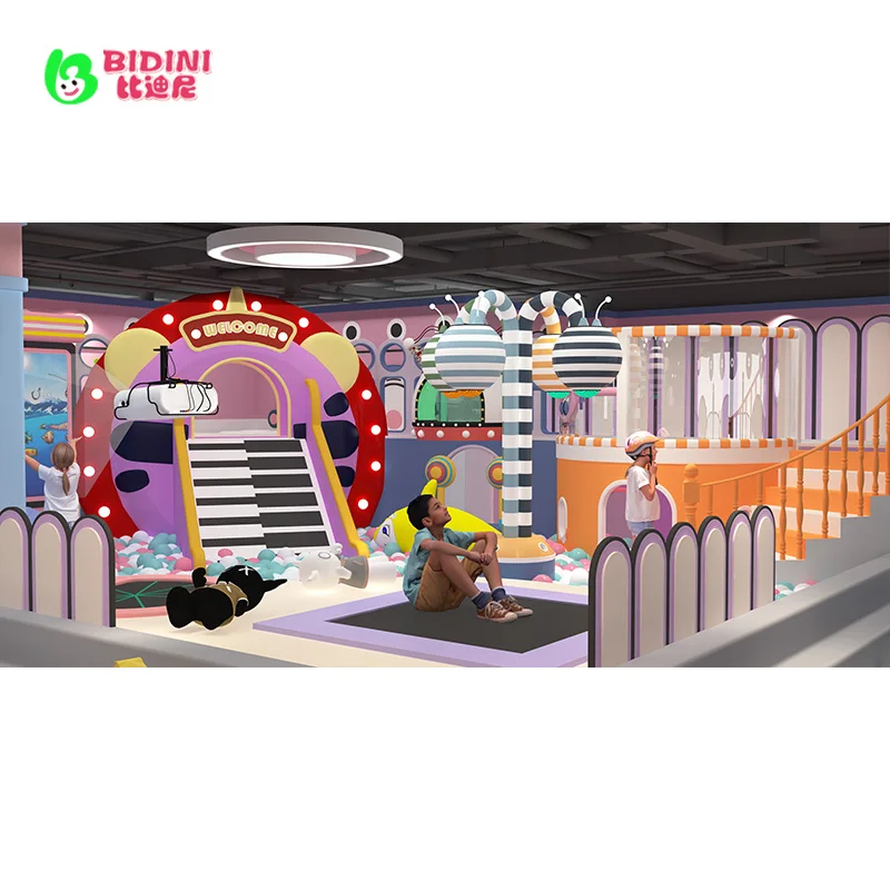 Прямая поставка Профессиональная мягкая игра оборудование для игровых площадок детский ресторан торговых центров