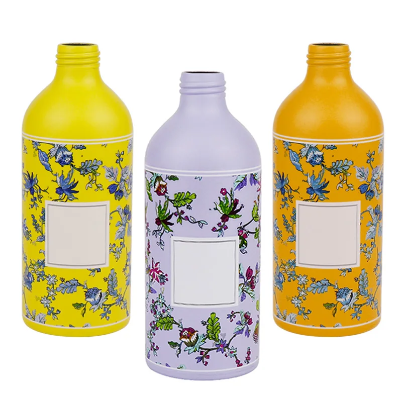 Eco friendly cosmetic packaging empty 50ml 100ml 120ml 150ml 250ml aluminum bottle pump for lotion serum wholesale