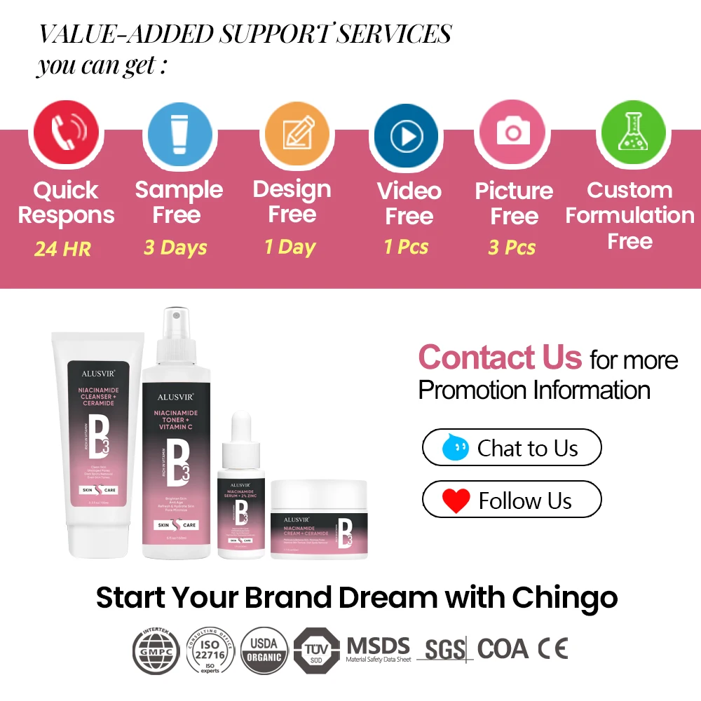 Oem Best Cosmetics Organic Face Washing Products Anti Inflammatory Niacinamide Face Wash Jelly Facial Cleanser Private Label