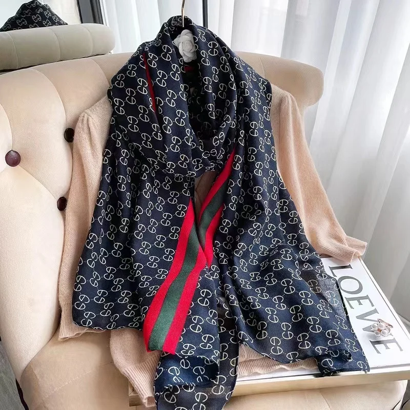 Новый элегантный женский модный весенне-осенний элегантный пляжный шарф с защитой от солнца