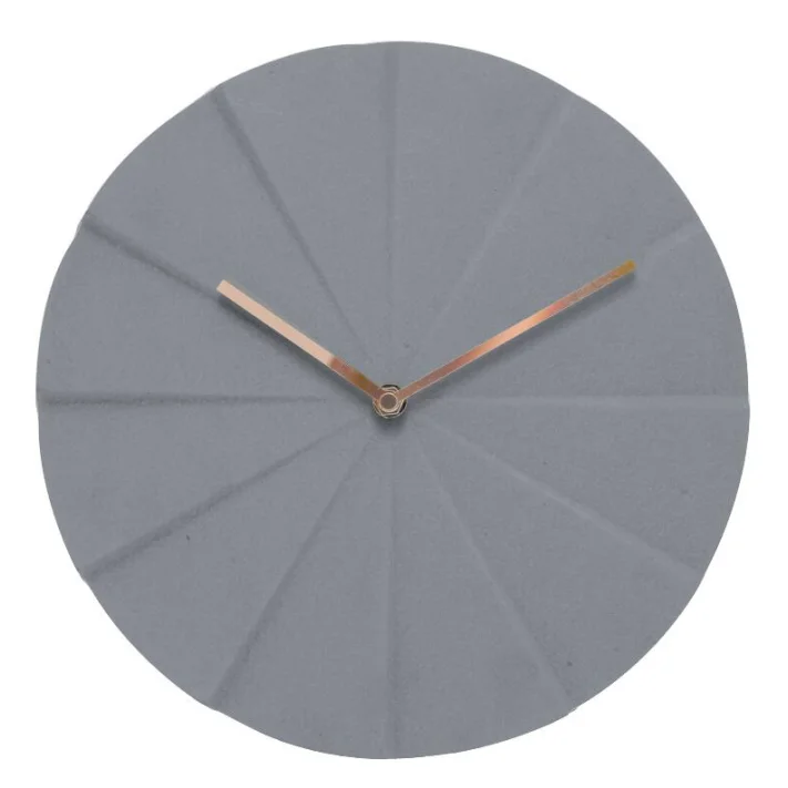 12 inch Home decoration quartz mute simple gift black resin wall clock wholesale modern minimalist art clock custom