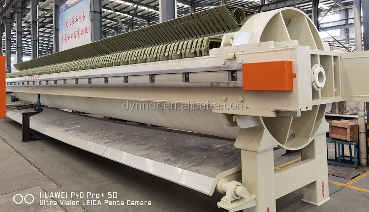 CE Certified Ceramic Kaolin Clay Filter Press Automatic PLC Control