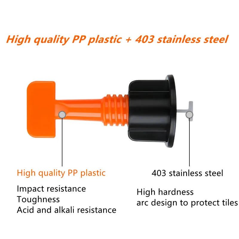 Factory wholesale Tiling tools accessories plastic mould reusable tile leveler