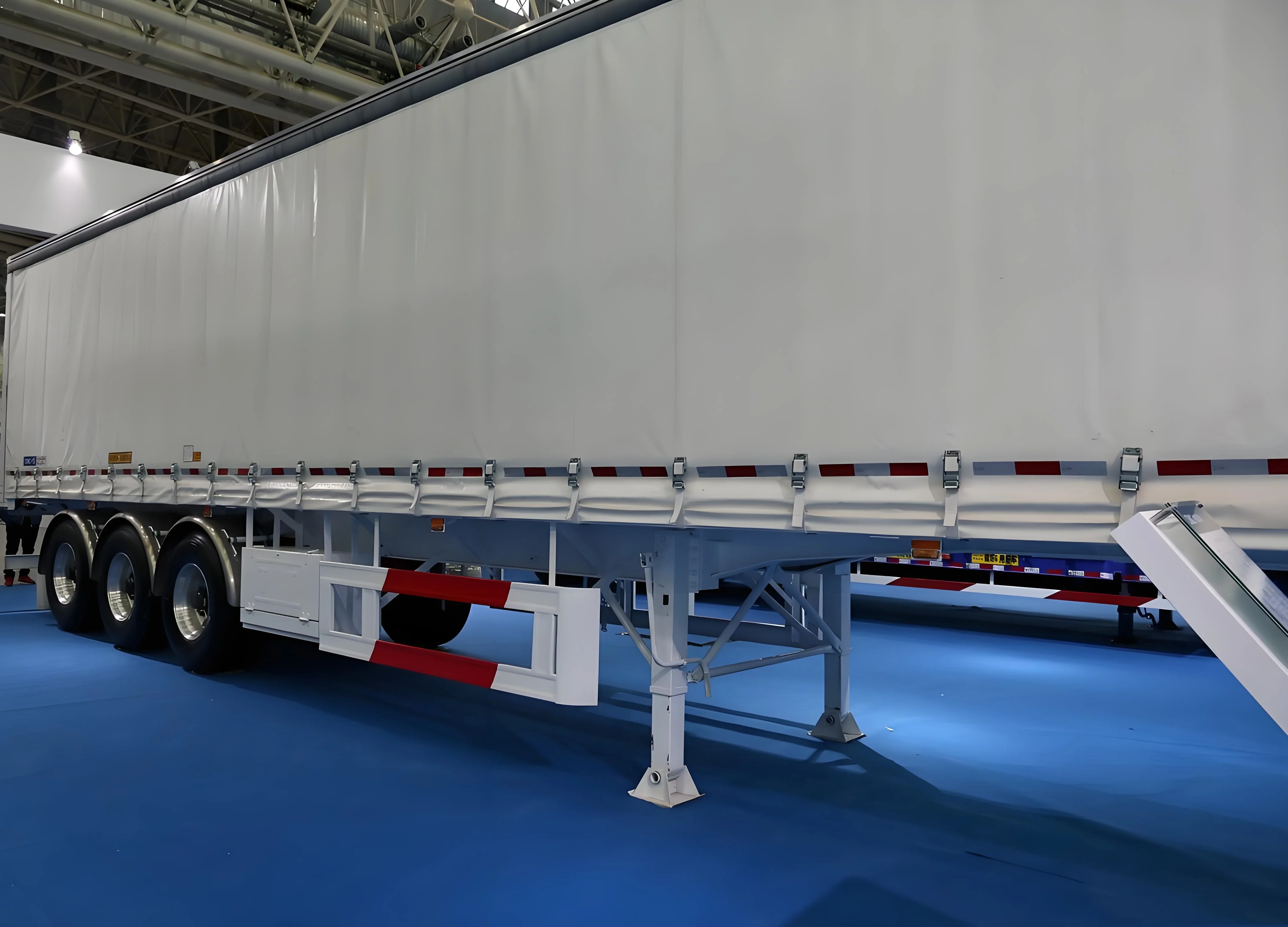 2 3 4 Axles Drop Side Wall Sidewall Board Bulk Fence Stake Van Curtain Box Drop Dump Tipper Flatbed Container Truck Semi Trailer
