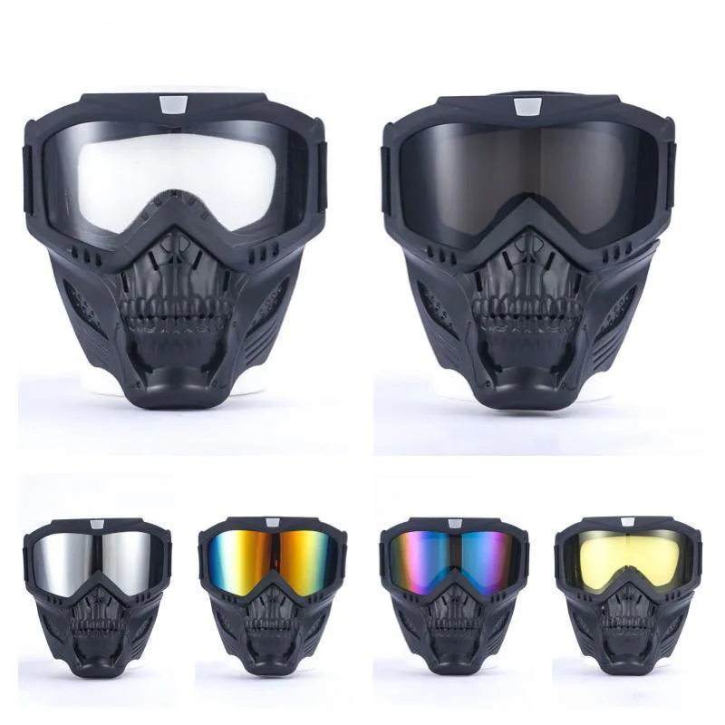 Windproof Motorcycle Mask Moto Cross Mask Anti Fog Ridding Eyewear Goggles
