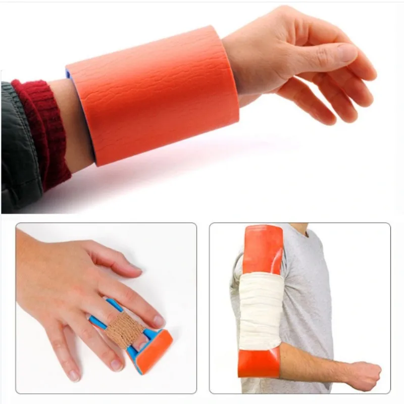 Wholesale Lightweight First Aid Medical Splint Roll Fracture Foldable Waterproof Soft Arm Leg Rolled Splint
