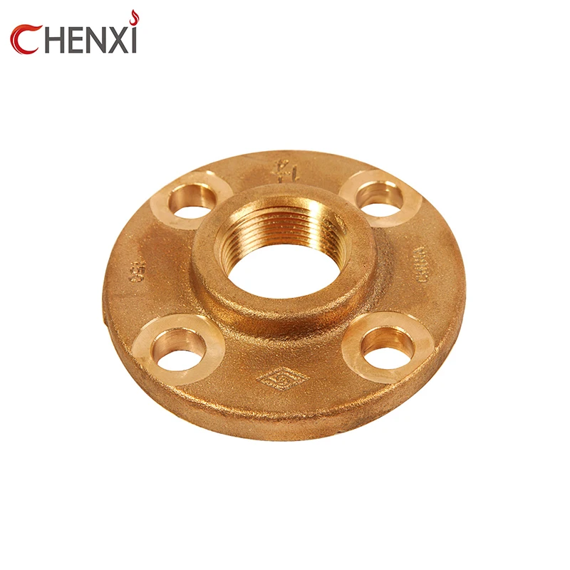 Chenxi high quality bronze brass pipe fittings coupling elbow tee cross flange