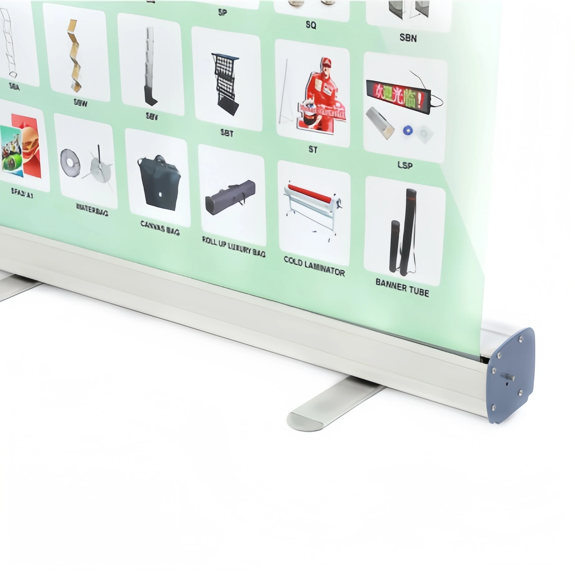 Hot Sale Teardrop Custom Luxury Single Side Show Exhibition Advertising PVC Poster Display Retractable Roll Up Banner Stander