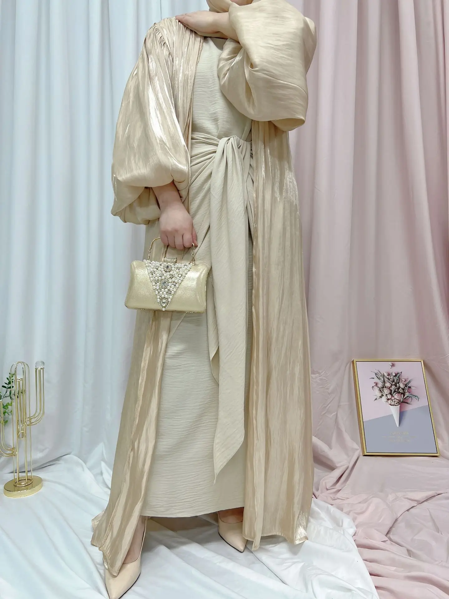 Islamic Clothing Turkey Elegant Hijab Clothing Modern Arabia Dubai Modest Women Abaya Islamic Dress