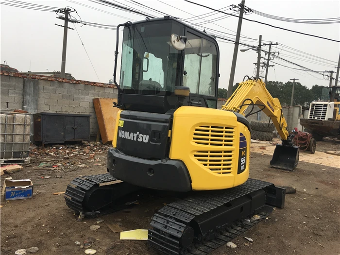 Б/у мини-экскаватор Komatsu PC55 небольшой экскаватор по