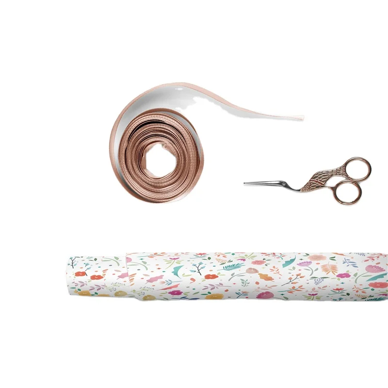 Durable Waterproof Custom Art Paper Baby Cute Flower Gift Wrap Paper