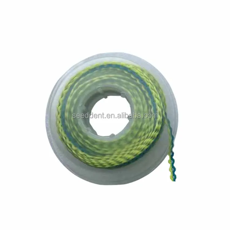 Double colors Power Chain / colorful orthodontic elastic power chain dental manufacturer