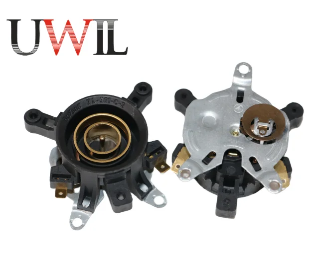 Electric Kettle Tea Maker Spare Parts Bimetal Thermostats Controller Double Metal Set Thermal Switch Connector Coupler