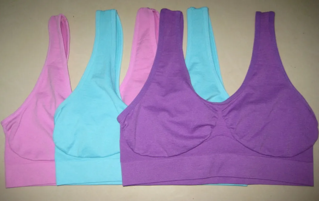 15 Colors 9 Sizes Women Double Layer Vest Bra Ladies Ahh Bra Sexy Leisure Comfortable No Rims Yoga Sleeping Seamless Bra