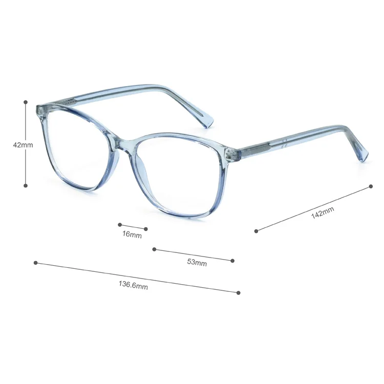 Good price transparent children trendy screen computer anti blue light glasses
