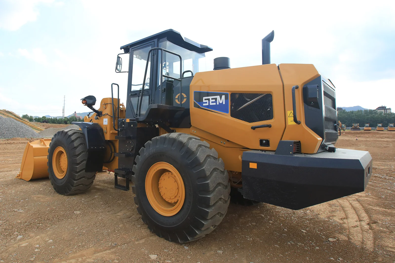 Front loader SEM656F SEM655D SEM656D Payloader  5Ton wheel loader for engineering construction