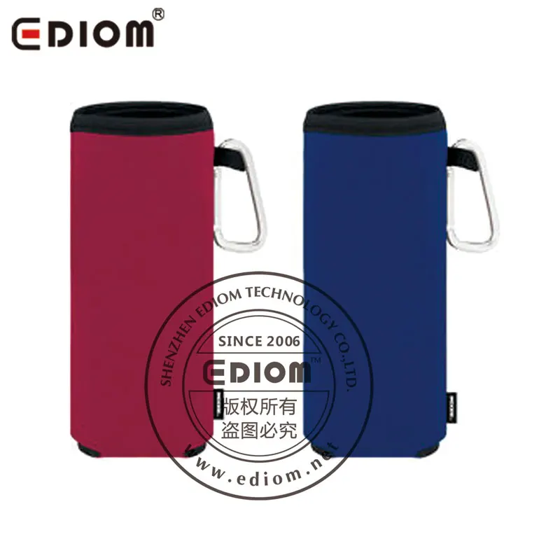 Wholesale Promotional Gifts 12oz  Beer Can Sleeve Blank In Bulk Black Silk Screen Printing Neoprene Coolie Blank stubby holder