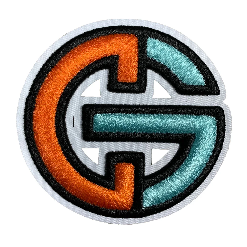 3D patches embossed embroidered letter patches iron on heat press patches for Hat