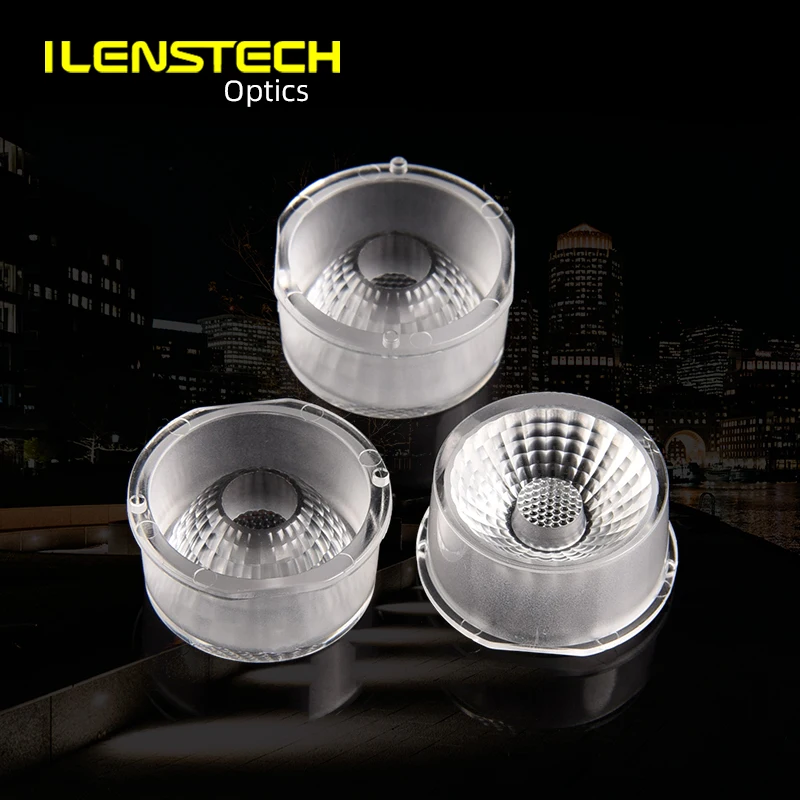60 Degree clear surface led lens 21mm led optics lens for led lighting