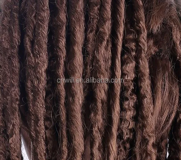 Men Dreadlocks Wig Dreadlocks Rasta Dreadlocks Hiphop Dance Synthetic Cosplay Wig Twist Braids Wig