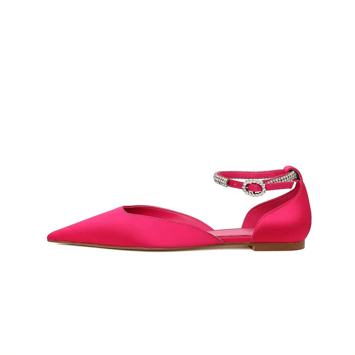 High Quality Breathable and Fashionable Flattie Dress Shoes with Buckle Strap Magnificent Pointed Design for All Seasons